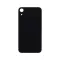 iPhone XR Üveghátlap nagy lyukú (fekete)