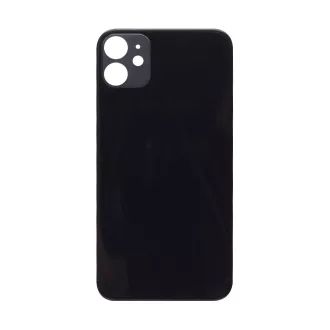 iPhone 11 Üveghátlap nagy lyukú (fekete)