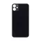 iPhone 11 Üveghátlap nagy lyukú (fekete)