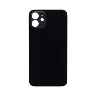 iPhone 12 Üveghátlap nagy lyukú (fekete)