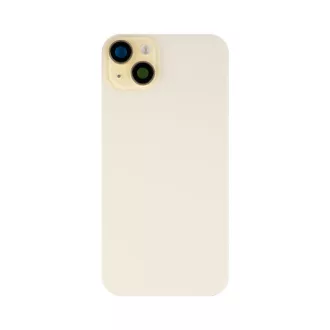 iPhone 15 Üveghátlap kamera lencsével (sárga)