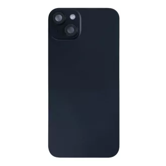 iPhone 15 Plus Üveghátlap kamera lencsével (fekete)