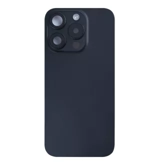 iPhone 15 Pro Üveghátlap kamera lencsével (fekete titán)
