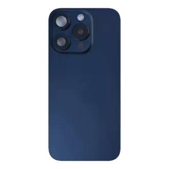 iPhone 15 Pro Üveghátlap kamera lencsével (kék titán)