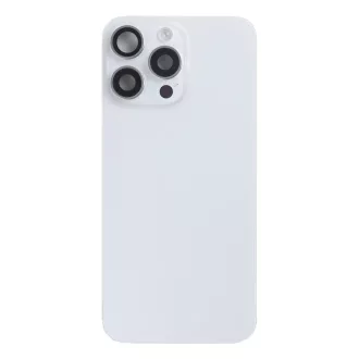 iPhone 15 Pro Üveghátlap kamera lencsével (fehér titán)