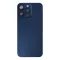 iPhone 15 Pro Max Üveghátlap kamera lencsével (kék titán)