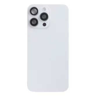   iPhone 15 Pro Max Üveghátlap kamera lencsével (fehér titán)