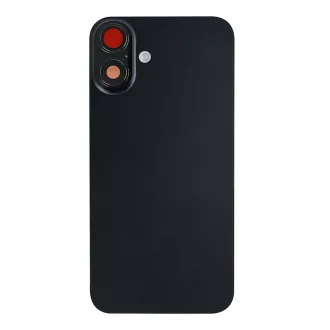 iPhone 16 Üveghátlap kamera lencsével (fekete)