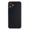 iPhone 16 Üveghátlap kamera lencsével (fekete)