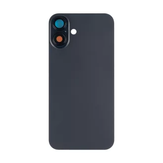 iPhone 16 Plus Üveghátlap kamera lencsével (fekete)