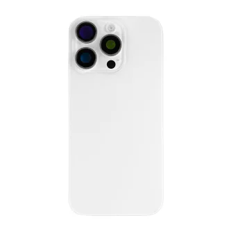   iPhone 16 Pro üveg hátlap kamera lencsével (fehér titán)