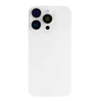   iPhone 16 Pro Max Üveghátlap kamera lencsével (fehér titán)