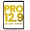 iPad Pro 12,9" - 3 gen (2018), 4 gen (2020) Előlapi üveg + Érintő + OCA