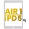 iPad Air (2013), 5 gen (2017) Előlapi üveg + Érintő