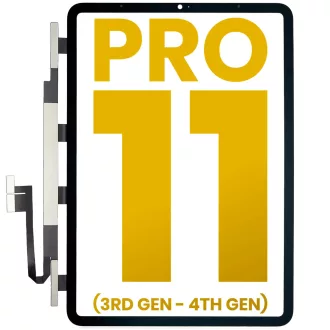   iPad Pro 11" - 3 gen (2021), 4 gen (2022) Előlapi üveg + Érintő + OCA
